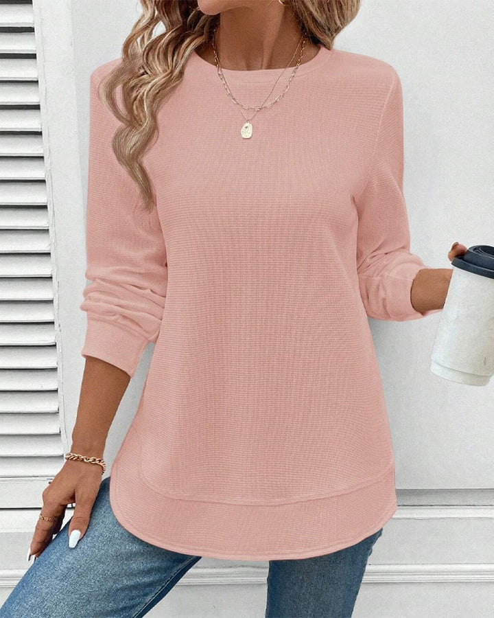 Alisa™ - O-Neck Long Sleeve Top