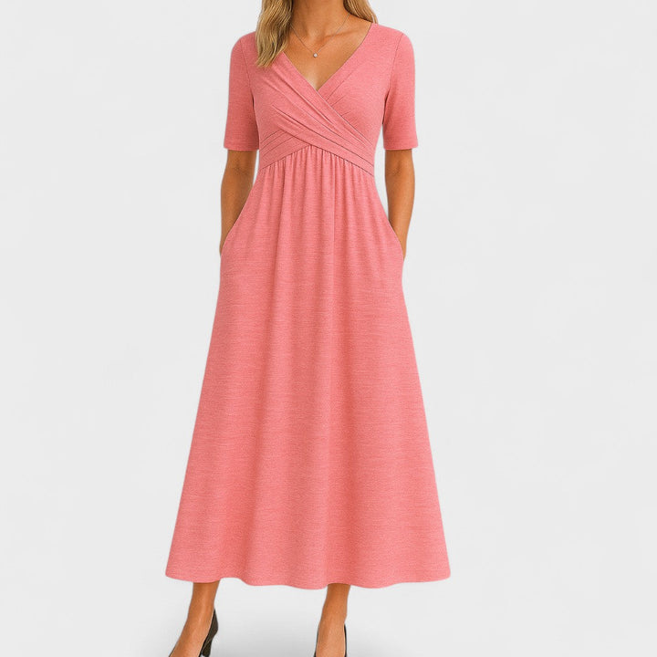Claribel | Elegant Midi Dress – Timeless Style, Everyday Comfort
