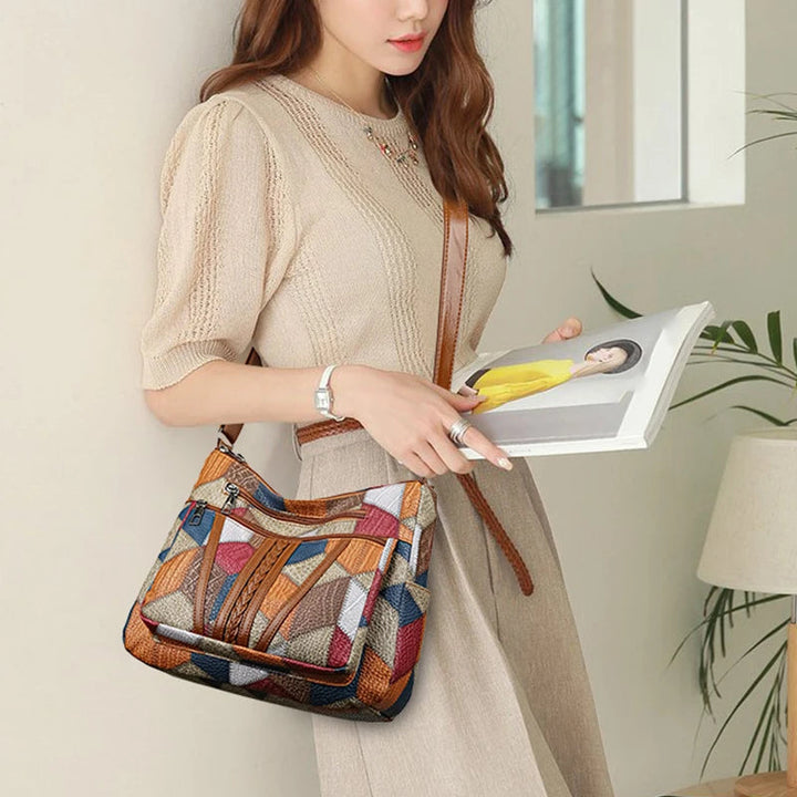Ferna™ | Patchwork Shoulder Bag