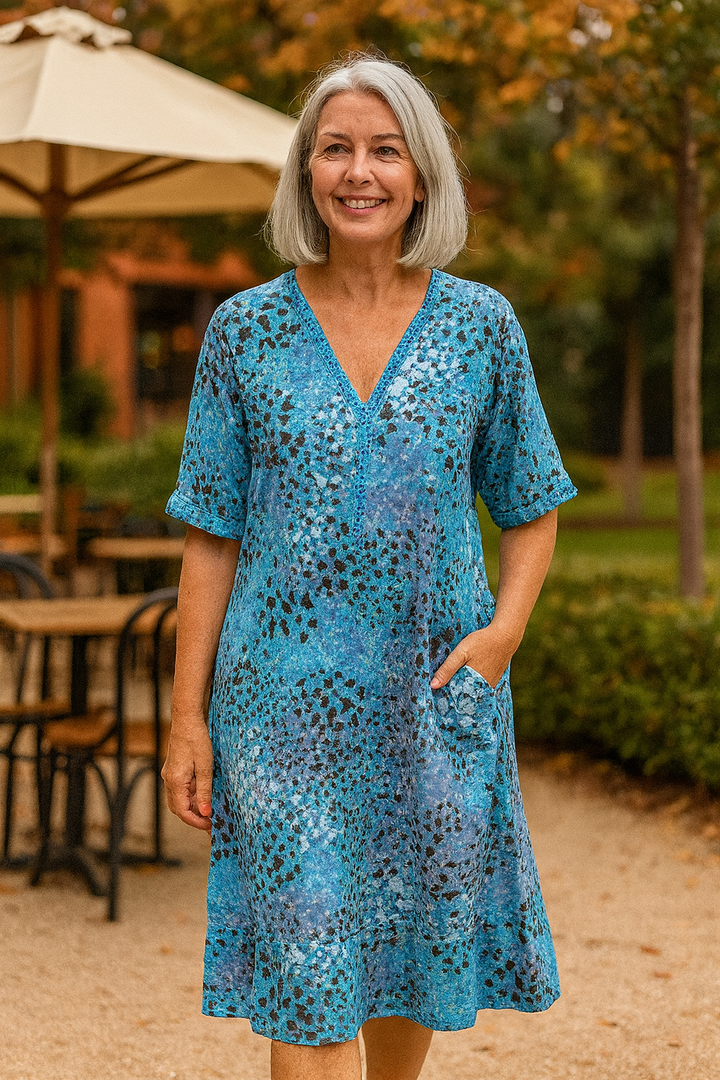 Mary | Elegant Midi Dress - Skims tummy