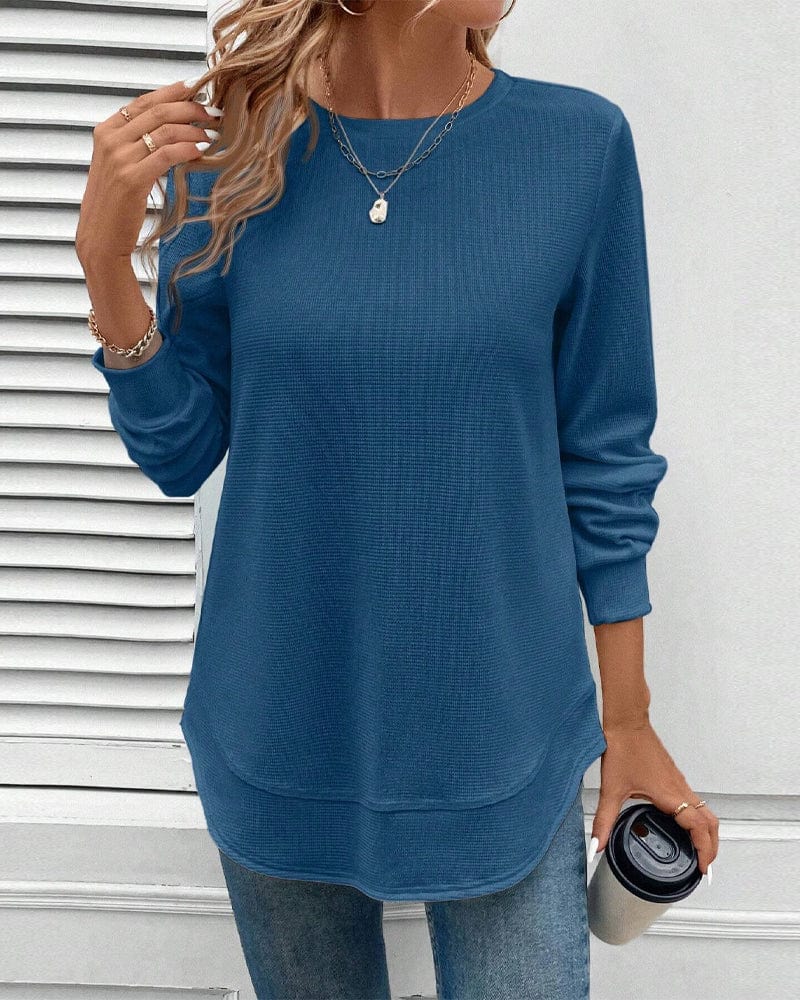Alisa™ - O-Neck Long Sleeve Top