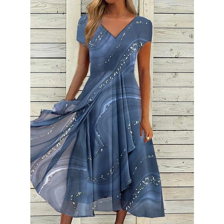 Naomi™ | V-neck Midi Dress